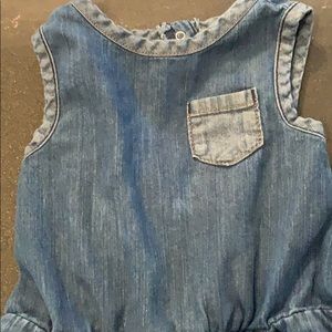 Old Navy little girls denim Romper